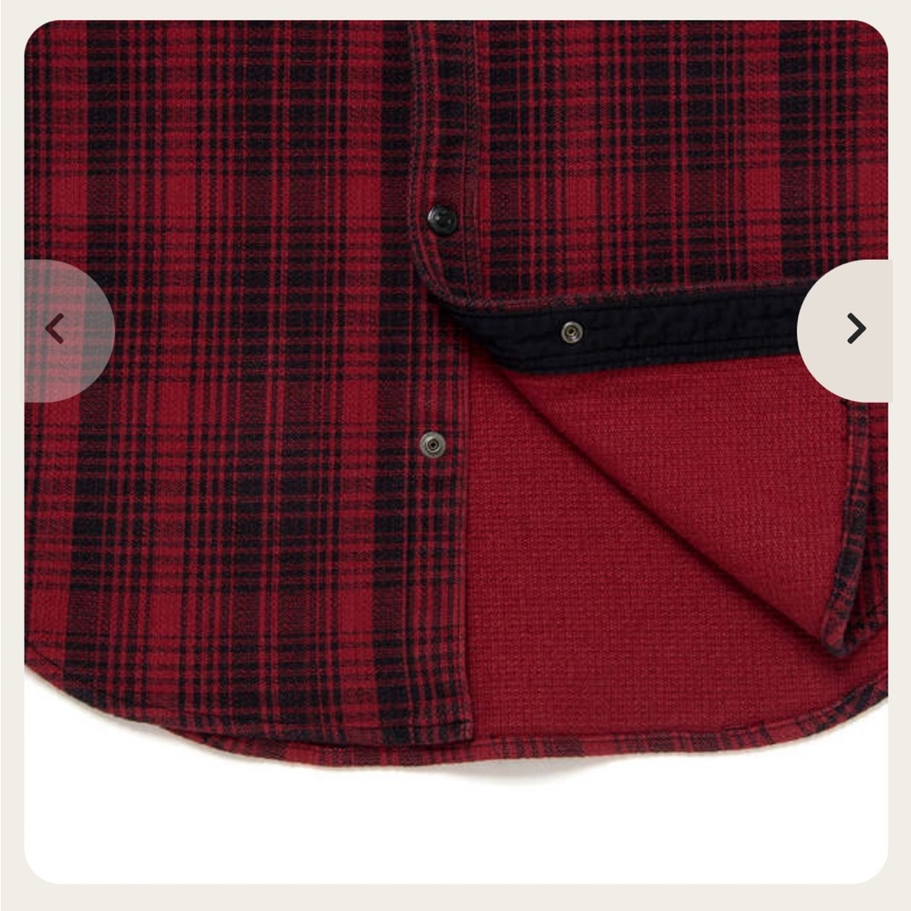 STUDIO D'ARTISAN INTERNATIONAL "HINODE" HEAVYWEIGHT FLANNEL CRUISER SHIR… - Picture 14 of 16